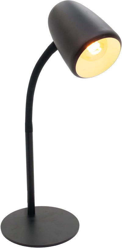 Eglo Carlo Tischleuchte – Schreibtischleuchte – E14 – 46 cm – Schwarz – neigbar