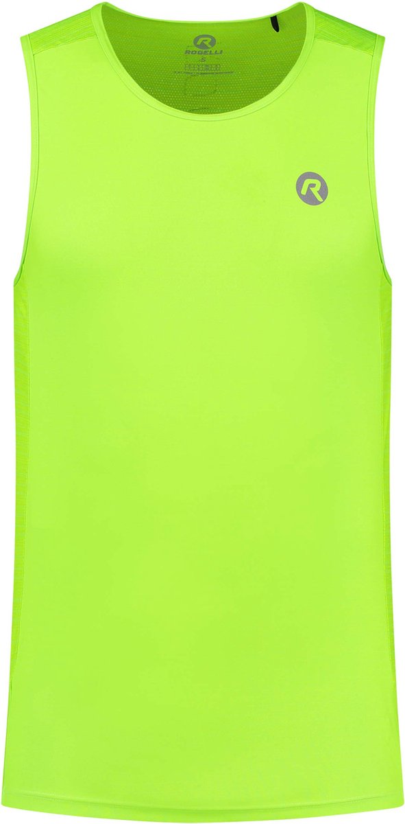 Rogelli Core Lauf-Singlet Herren – fluoreszierendes Gelb – XL