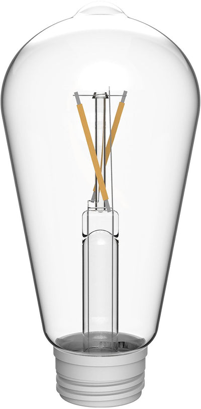 Philips LED Philips austauschbare Glühfadenlampe für Solar-Außenlampen – klassisches Design – warmweißes Licht 2700 K – Solarenergie