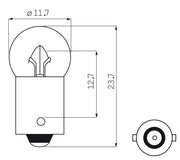 Bosma -Lampe 6 V 0,05 Baj. Fahrrad - afbeelding 2
