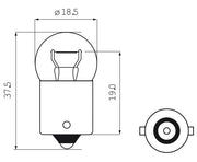 Bosma-Lampe 6V-15w Ba15s - afbeelding 2