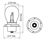 Bosma-Lampe 6V-15W P26s - afbeelding 1
