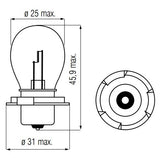 Bosma-Lampe 6V-20W P26s - afbeelding 2