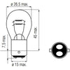 Bosma-Lampe 12V-21 5W Bay15d
