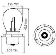 Bosma-Lampe 6v-25w P26s - afbeelding 1