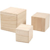 Creativ Company Holzwürfel, 3 -Set 3