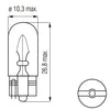 Bosma-Lampe 12V-5W Keil T10