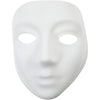 Kreativfirma Maske weißer Plastik Velor