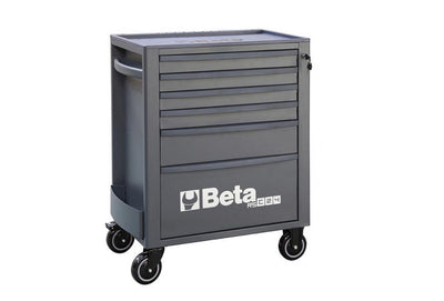Beta -Werkzeug -LKW -Anthrazit mit 6 Schubladen (74x955x45 cm)