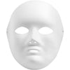 Creativ Firmenmaske, H: 22 cm, B: 17 cm, weiß, 1 Stück