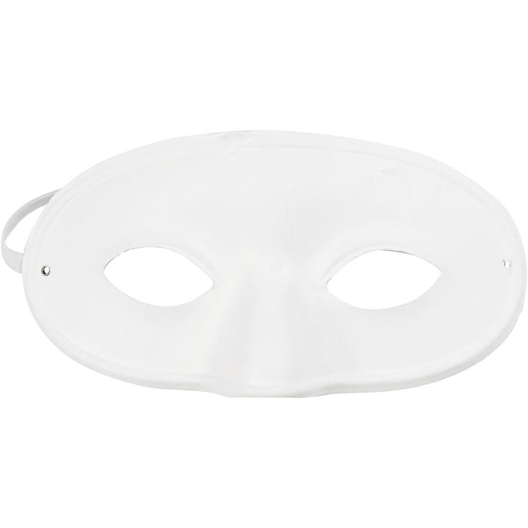 Creativ Company Mask, h: 9,5 cm, b: 18,5 cm, weiß, 10 Stück 1 Box