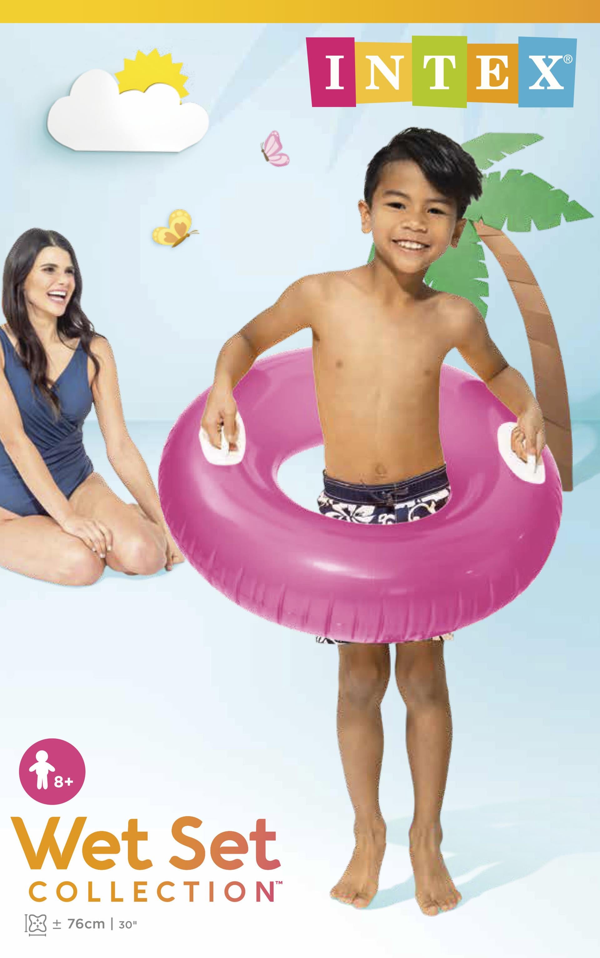 Intex-hi-gloss Schwimmbandrosa