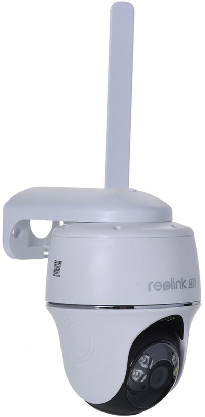 Reolink 4K 4G-LTE Outdoor-Überwachungskamera mit Akku, mit 32 GB microSD-Karte, Erkennung von Personen, Fahrzeugen, Tieren, Schwenken und Neigen