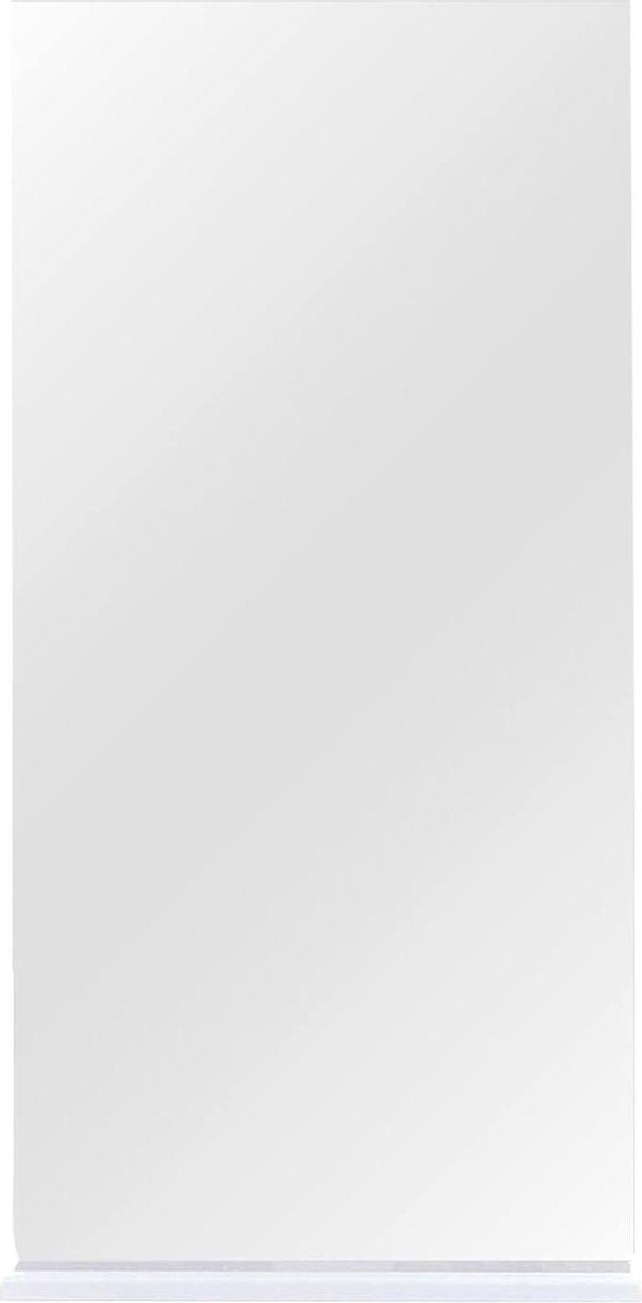 Differnz Badezimmerspiegel eng 80x40 cm mit Ablage weiß
