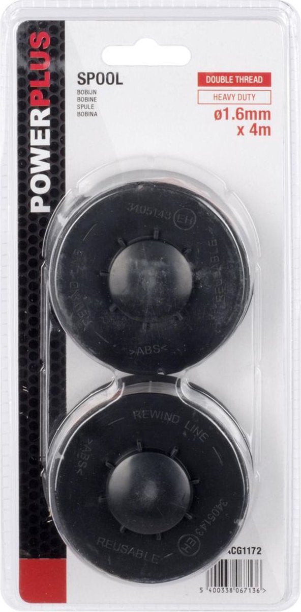 Powerplus powacg1172 Spule – Spule für Rasentrimmer und Freischneider – #2 powxg30033 xg30035