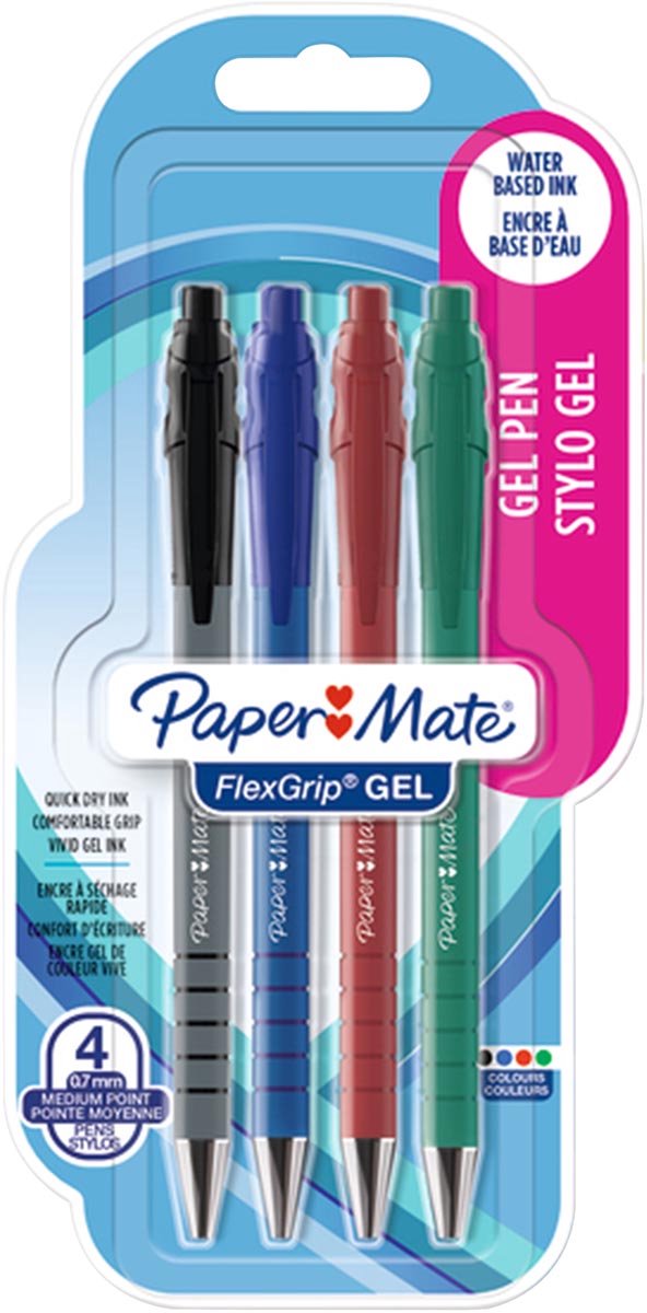 Gelschreiber Papermate Flexgrip Ultra 0,7 mm mehrfarbig