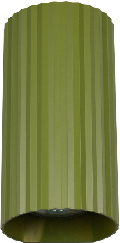 Trio soka - Wandleuchte - grün - exkl. Leuchtmittel 2x gu10 5w - Beleuchtung nach oben und unten - Wandmontage