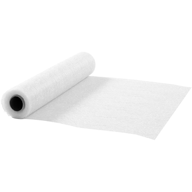 Creativ Company Tischläufer, B: 30 cm, weiß, 10 m 1 Rolle