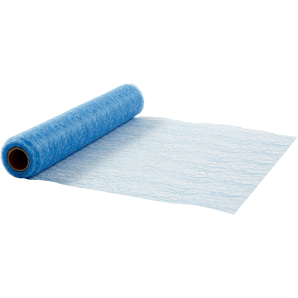 Creativ Company Tischläufer, B: 30 cm, blau, 10 m 1 Rolle
