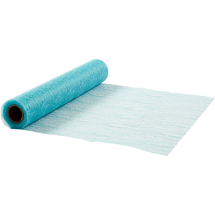 Creativ Company Tischläufer, B: 30 cm, Türkis, 10 m 1 Rolle