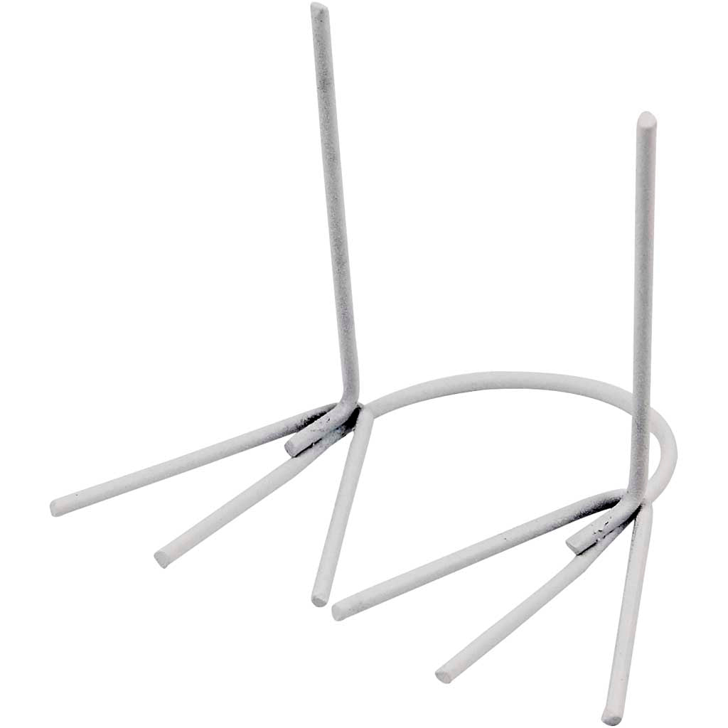Creativ Company Hühnerfüße, H: 5 cm, B: 3,5 cm, weiß, 20 Paar 1 Box