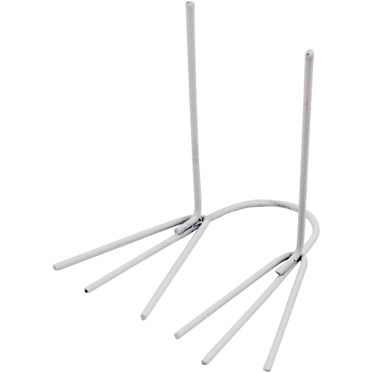 Creativ Company Hühnerfüße, H: 4,5 cm, B: 2,5 cm, weiß, 20 Paar 1 Box