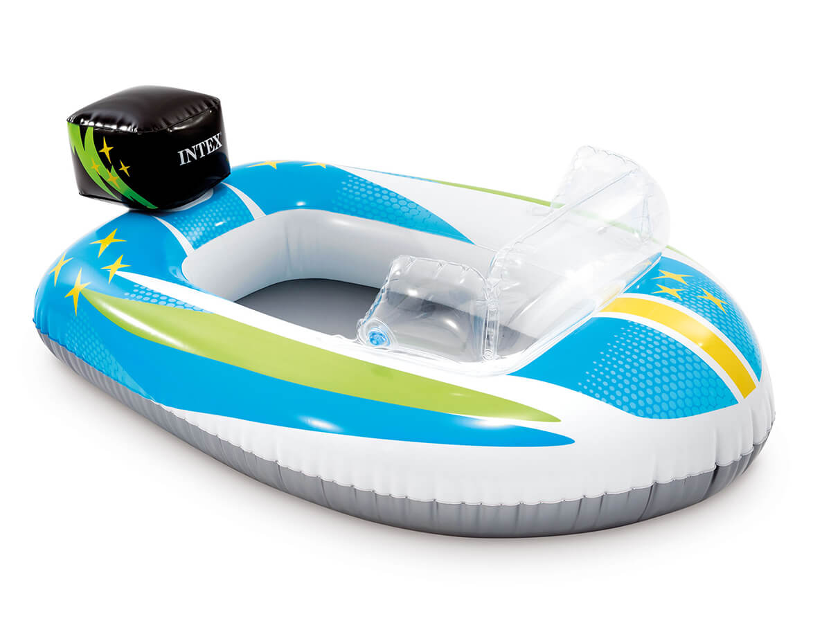 Intex Schwimmbad Kinderbootje-Speedboot-Blauw