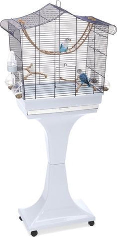 Imac Vogelkäfig Sofia hellgrau (62,5x33x61-132 cm)