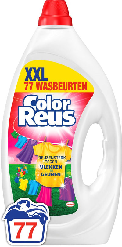 Color Giant Gel - Flüssigwaschmittel - Buntwäsche - 77 Waschgänge - Großverpackung