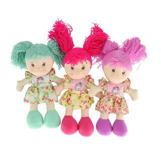 Mein schöner Puppenzimmer Pop Stoff 40 cm 3 Assorti
