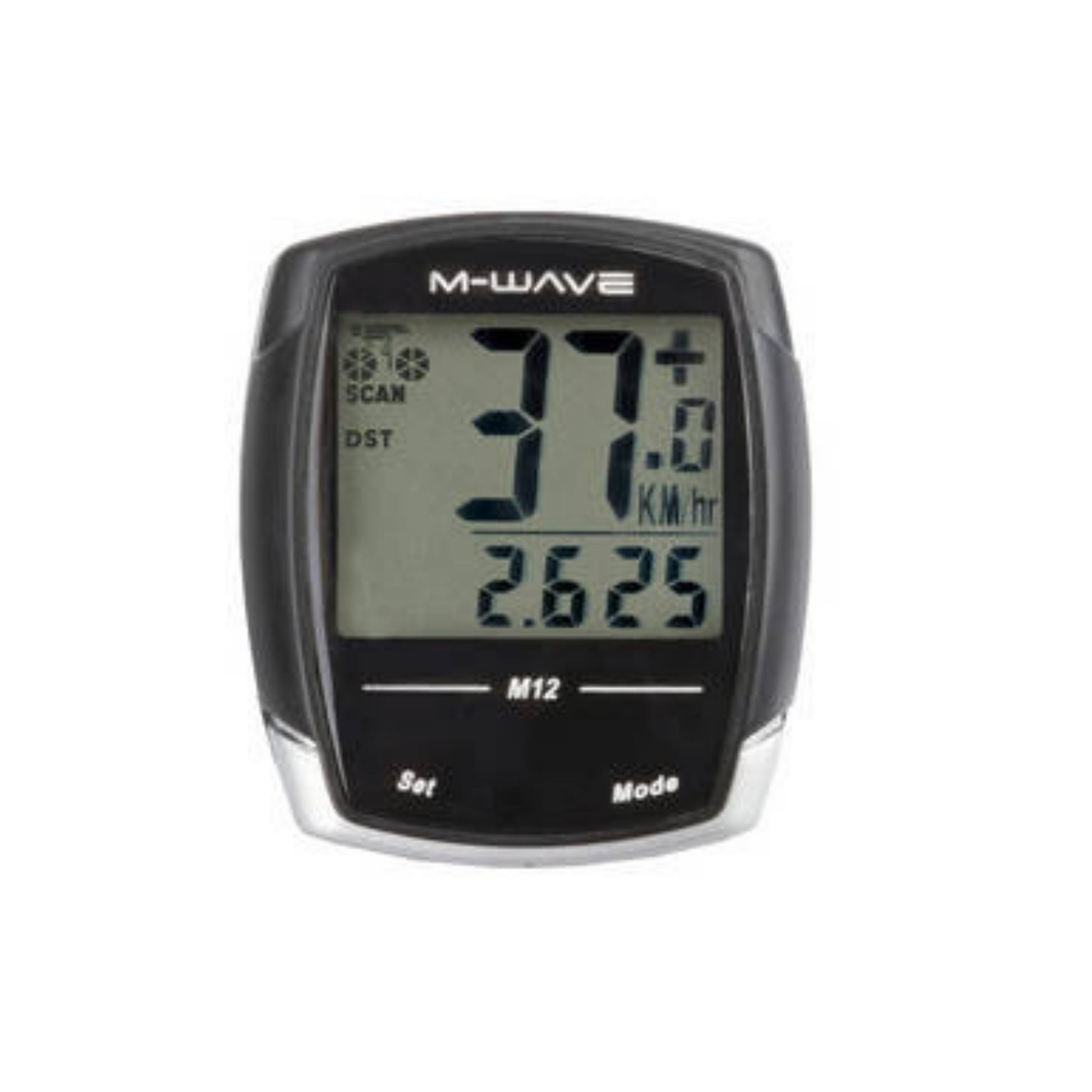 M-Wave Bicycle Computer 12 Funktionen schwarz