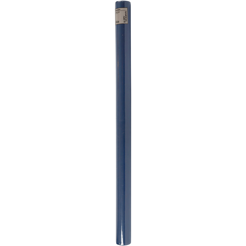 Creativ Company Tischdecke aus Textilimitat, B: 125 cm, 70 gr, dunkelblau, 10 m 1 Rolle