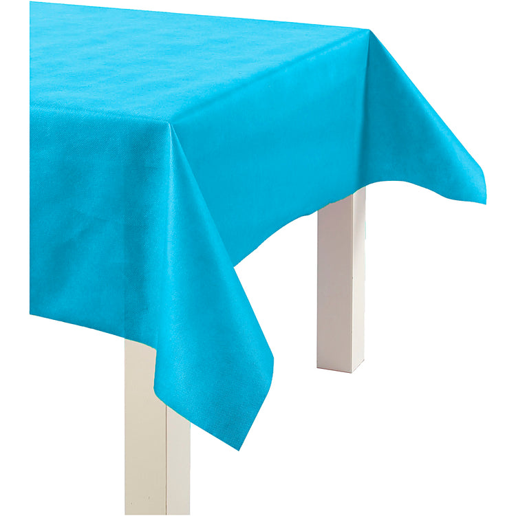 Creativ Company Tischdecke aus Textilimitat, B: 125 cm, 70 gr, türkis, 10 m 1 Rolle