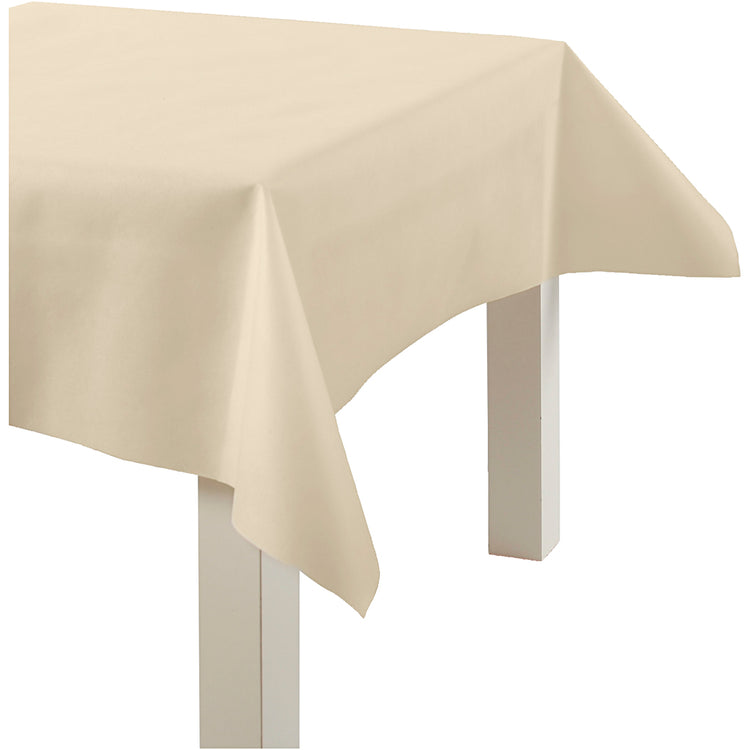 Creativ Company Tischdecke aus Textilimitat, B: 125 cm, 70 gr, hellgelb, 10 m 1 Rolle