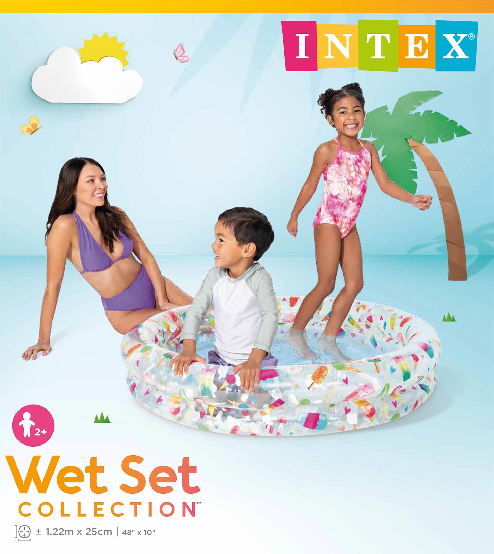 Intex-Schwimmbad-Eiscreme-Druck 122x25