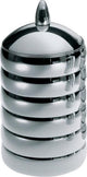 Markenloses Sans Marque Alessi Kalisto Vorratsglas 1,14 l – Edelstahl, Aluminium