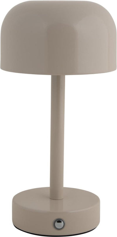 Leitmotiv Tischlampe James LED – Grau – 12,5 x 12,5 x 24,5 cm – skandinavisch