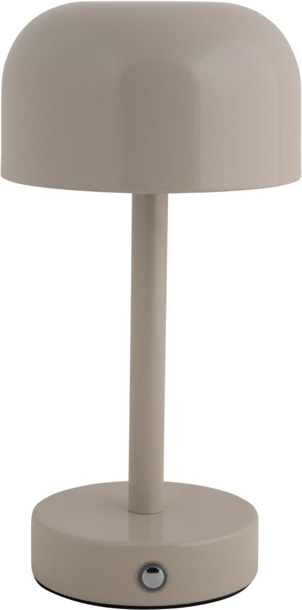 Leitmotiv Tischlampe James LED – Grau – 12,5 x 12,5 x 24,5 cm – skandinavisch