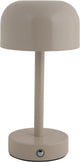 Leitmotiv Tischlampe James LED – Grau – 12,5 x 12,5 x 24,5 cm – skandinavisch