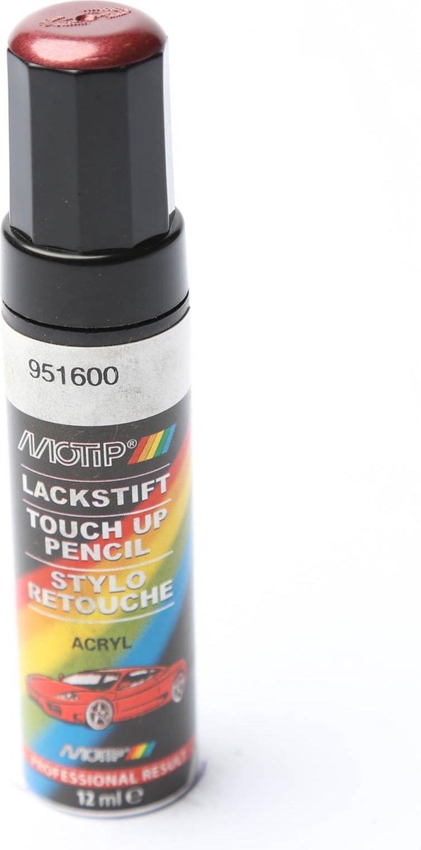 Motip 951600 – Autolackstift – Rot Metallic – 12 ml