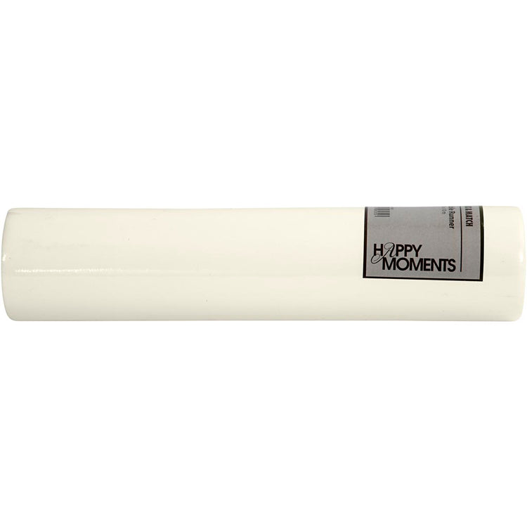 Creativ Company Tischläufer aus Stoffimitat, B: 35 cm, 70 g, Creme, 10 m 1 Rolle