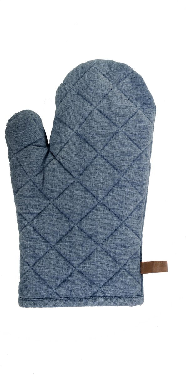 Tiseco Ofenhandschuh Myrna 18x28cm, blau