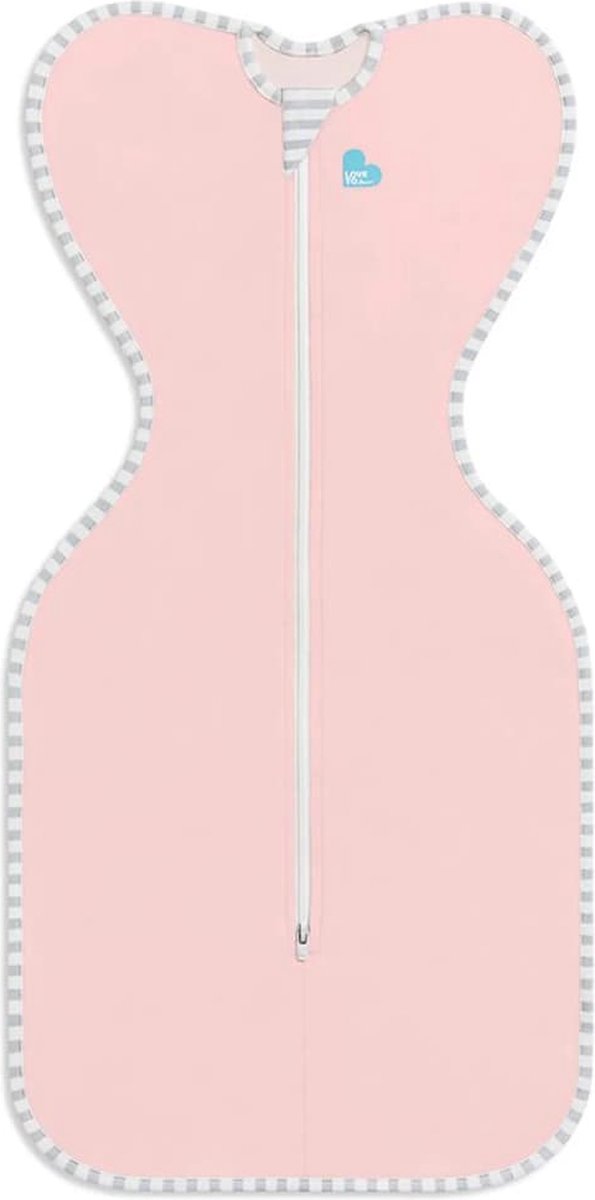 Love to dream™ Babyschlafsack swaddle up™ – Pucken – Baby 3–6 Monate – 6–8,5 kg – ganzjährig – 1,0 Tog – Altrosa