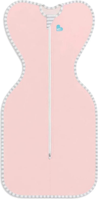 Love to dream™ Babyschlafsack swaddle up™ – Pucken – Baby 3–6 Monate – 6–8,5 kg – ganzjährig – 1,0 Tog – Altrosa