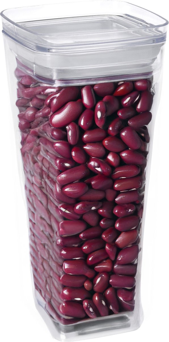 Ausgezeichnetes Vorratsglas für Haushaltswaren – mit Deckel – 1,7 l – Kunststoff – transparent – Aufbewahrungsdose