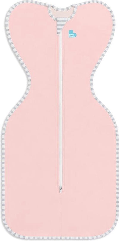 Love to dream™ Babyschlafsack swaddle up™ – Pucken – Baby 0–3 Monate – 3,5–6 kg – ganzjährig – altrosa
