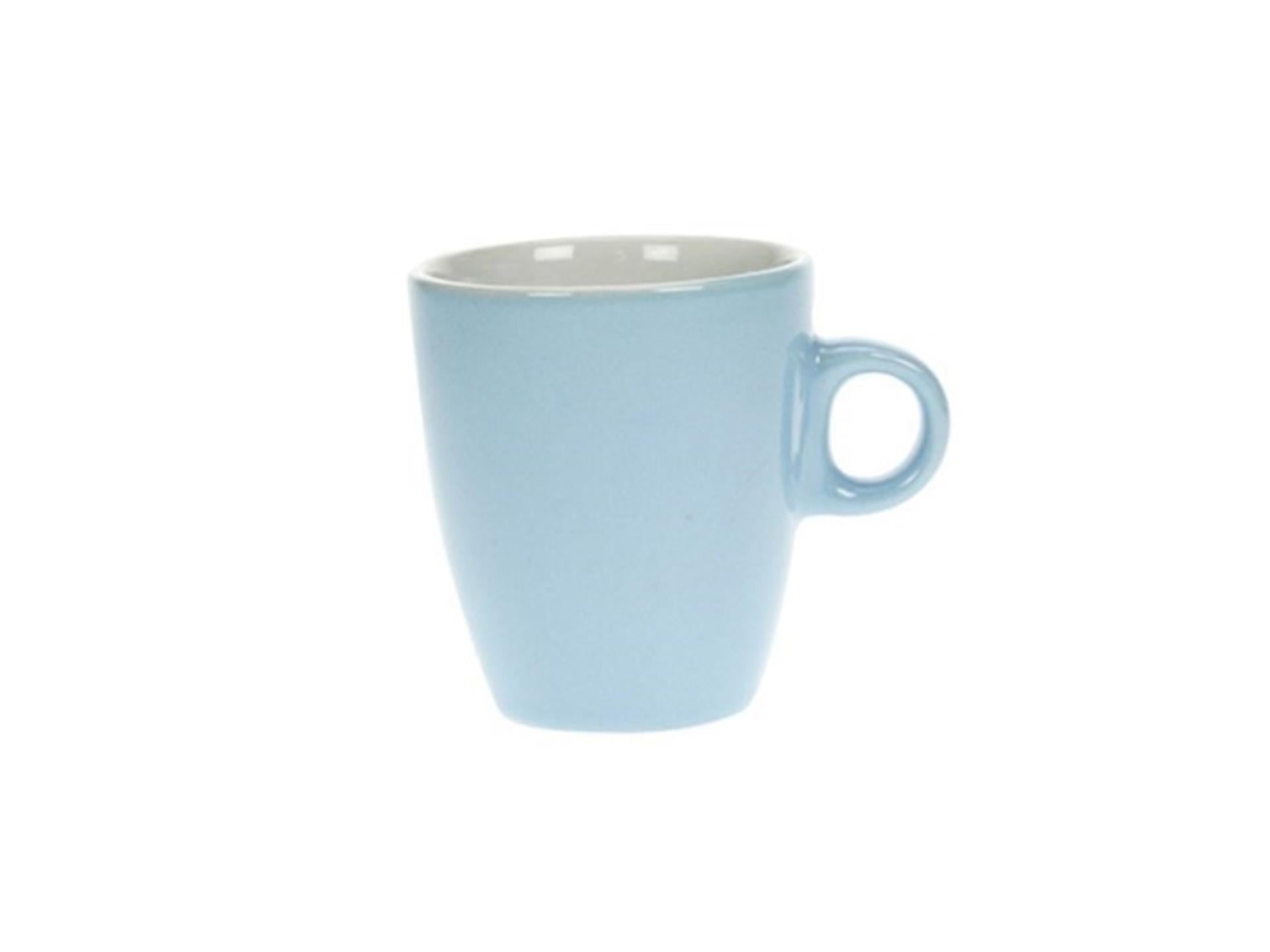 Gemütlicher trendiger Becher Vicky l.blau 19cl Box à 6 Stück