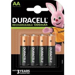 AA-Batterien wiederaufladbar Duracell 1300 mAh 4 Stück