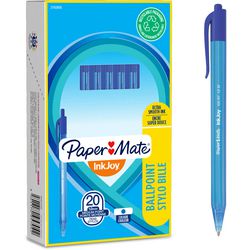 Kugelschreiber Inkjoy 100RT Papermate S0957040 mittelblauer Druckknopf