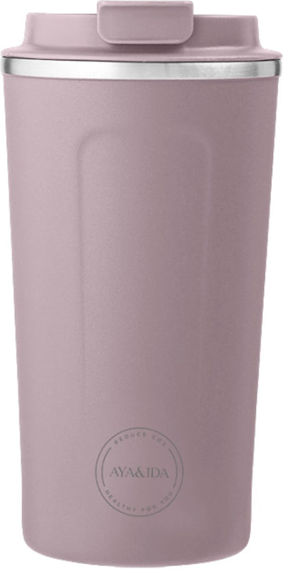 Aya ida aya ida - cup2go - Thermobecher - Kaffeebecher - Coffee to go - Reisebecher - zum Mitnehmen - 500ml - Lavendel